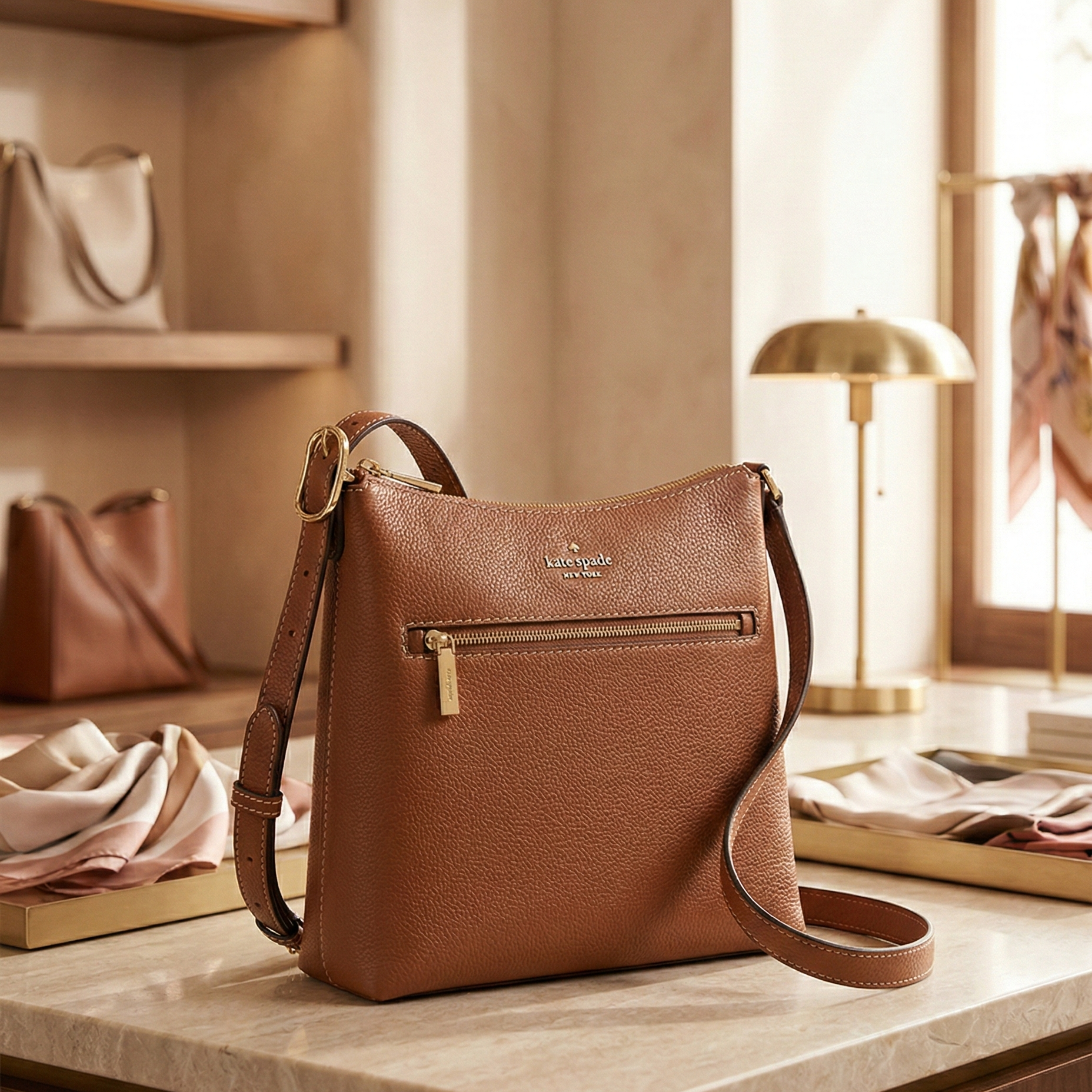 【預購】KATE SPADE H022827 皮帶扣斜咩包