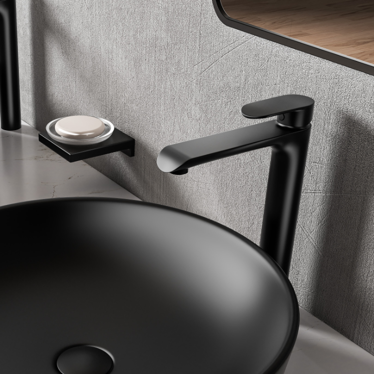 Vizio Tall Basin Mixer (Matt Black)(VZ400104MB)