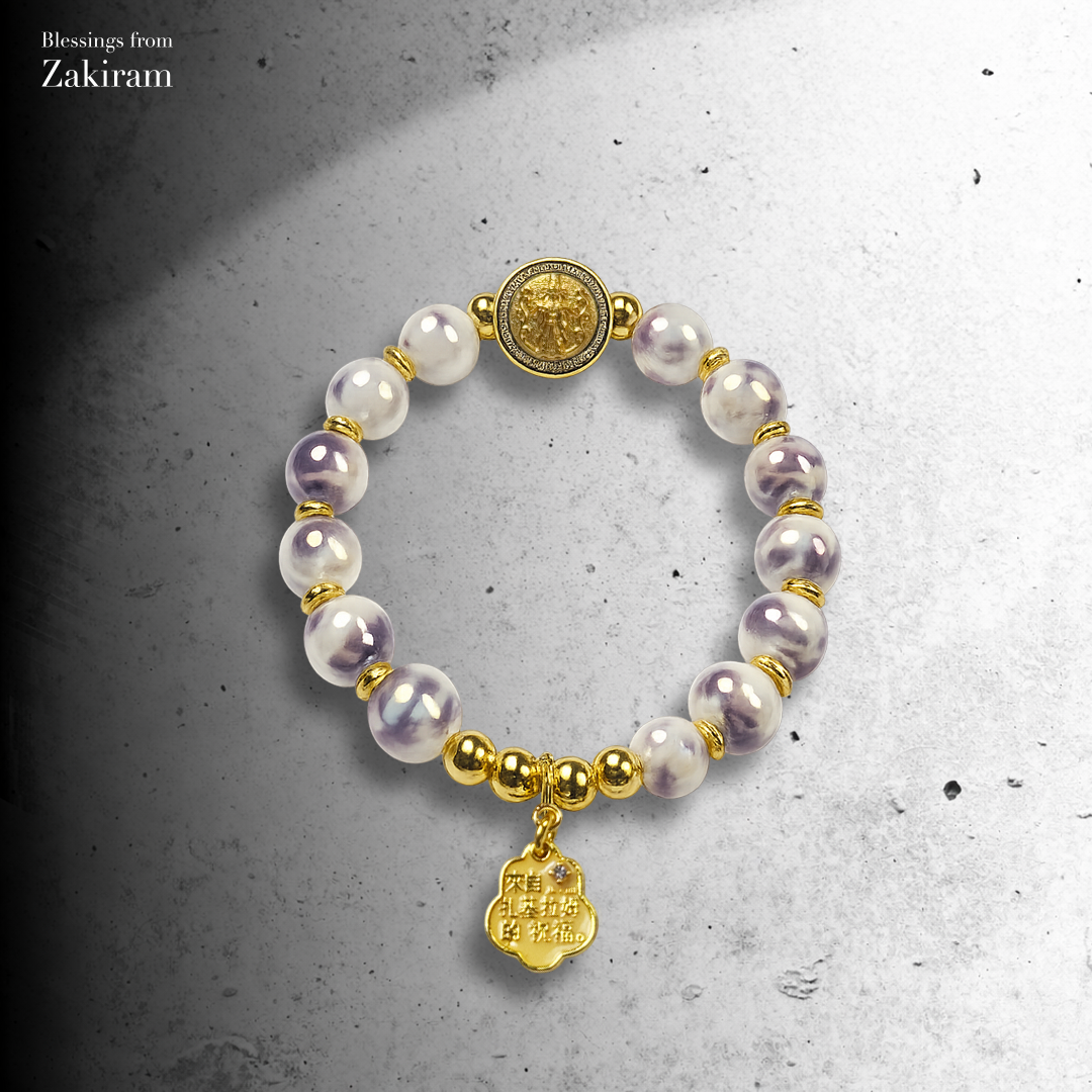 靈赫宮 扎基拉姆 智慧開運 瓷珠手串