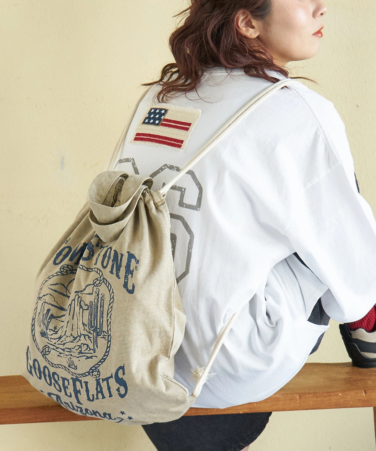 日本預訂 cube sugar CS 20/-OE Jersey Pigment Dyed Knapsack Tote Bag