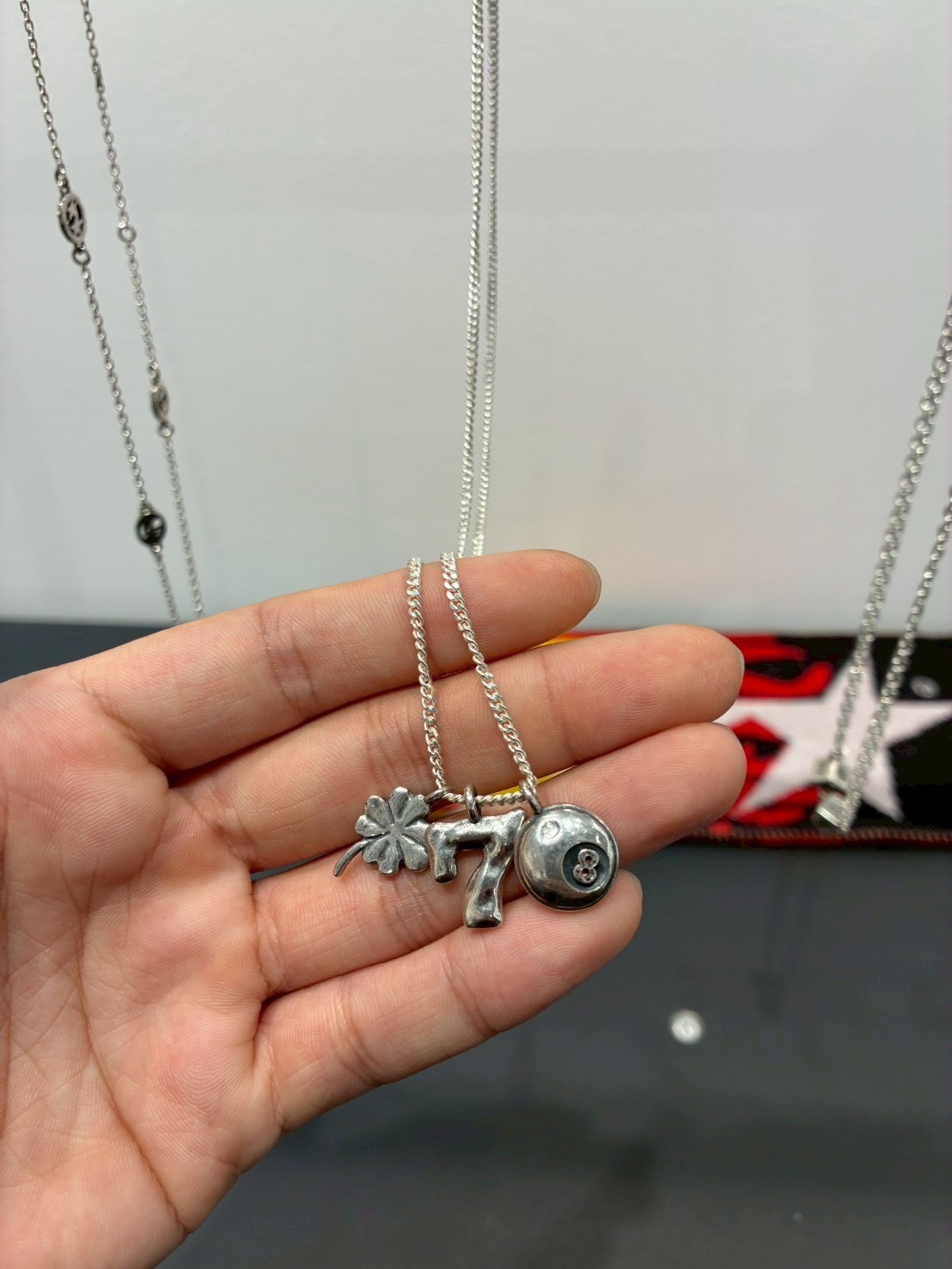 【西班牙連線】TWOJEYS CASINO NECKLACE 925純銀項鍊 賭場幸運兒 TWCAN