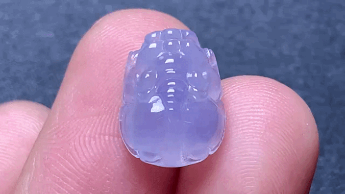 129452 翡翠高冰紫貔貅