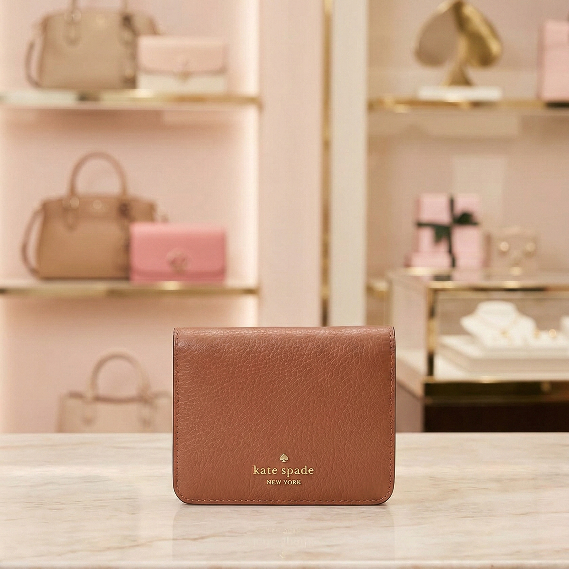 【預購】KATE SPADE H022831 小號對摺短銀包