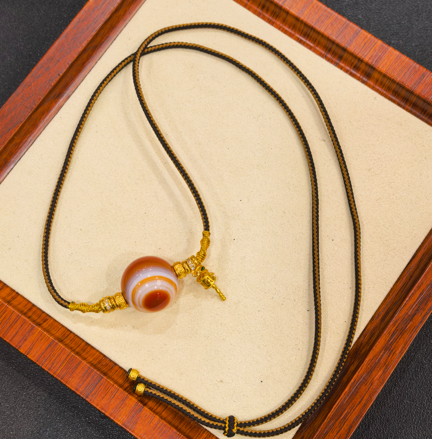 傳統編繩吊墜項鏈