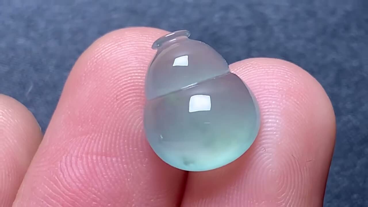 翡翠冰種葫蘆,天然翡翠A玉, 緬甸玉, Jade, Jadeite