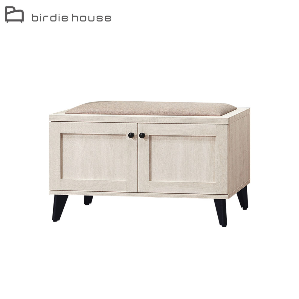 柏蒂家居-維恩2.6尺二門坐式鞋櫃/座鞋櫃/穿鞋椅