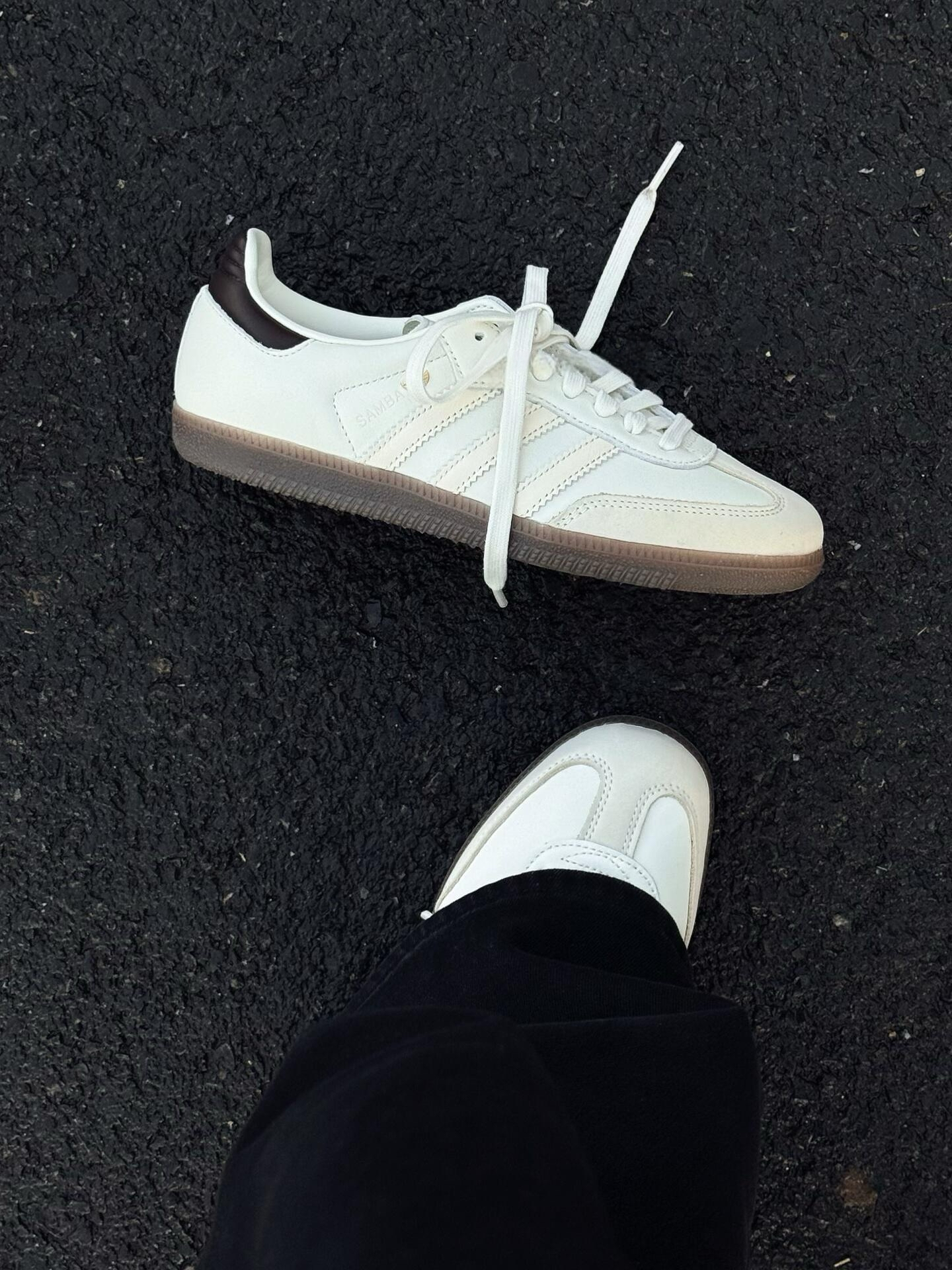 Adidas Originals Samba OG 奶油白 白棕色 皮革 小金標 焦糖底 復古 德訓鞋 薄底鞋 IH6628/預購