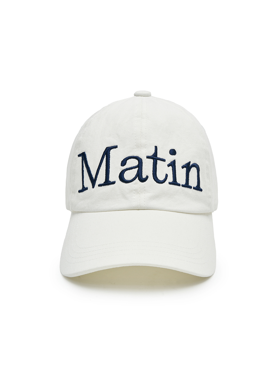 MATIN LOGO刺繡棒球帽 白色
