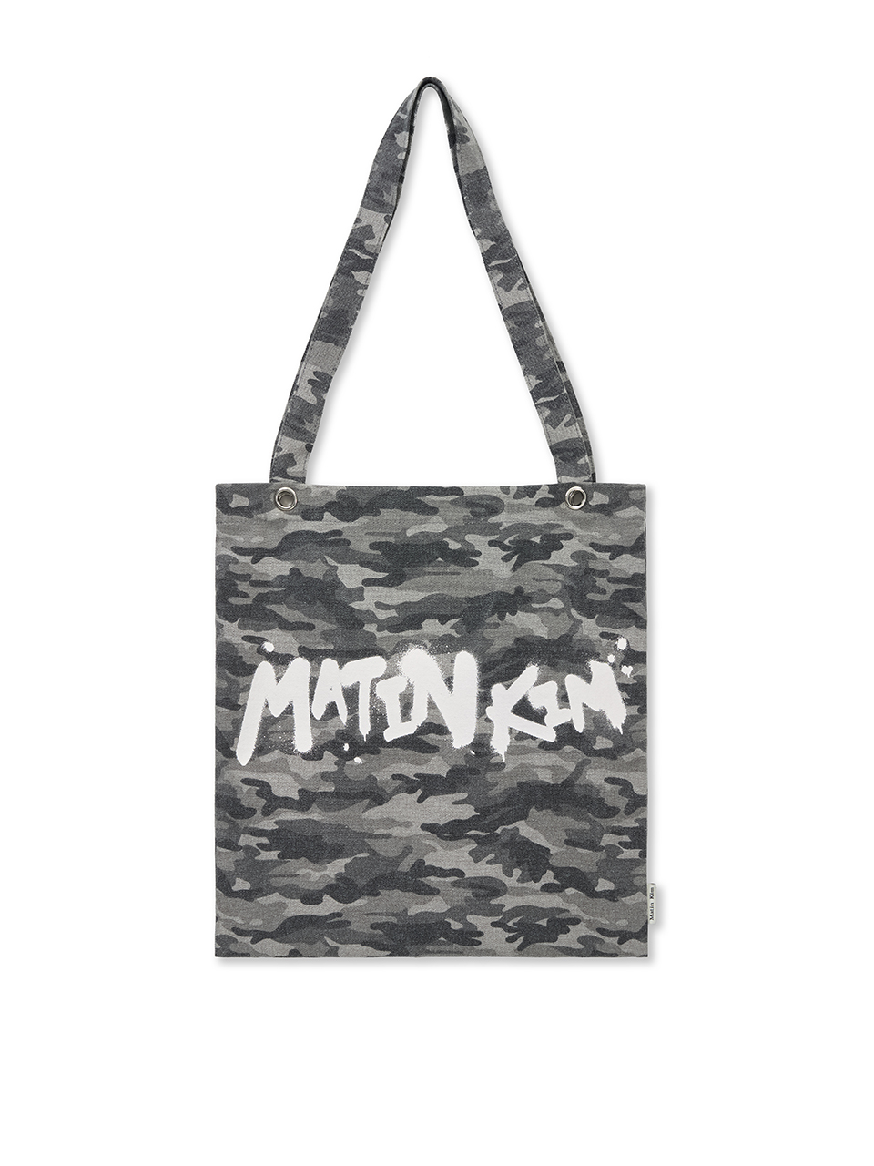 迷彩LOGO帆布環保袋 灰色