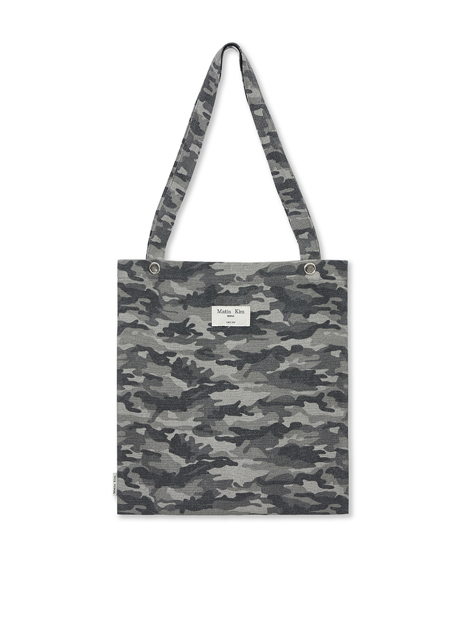 迷彩LOGO帆布環保袋 灰色
