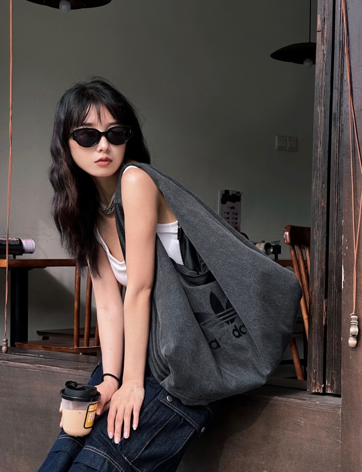 【即晚截單！限時6折優惠預訂】ADIDAS DENIM SHOULDER BAG（2色）