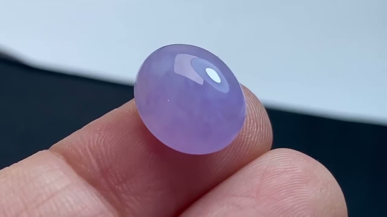 129456 翡翠紫羅蘭蛋面