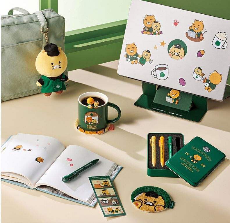 [現貨回饋出清] 韓國STARBUCKS x KAKAO FRIENDS 萊恩&春植杯墊