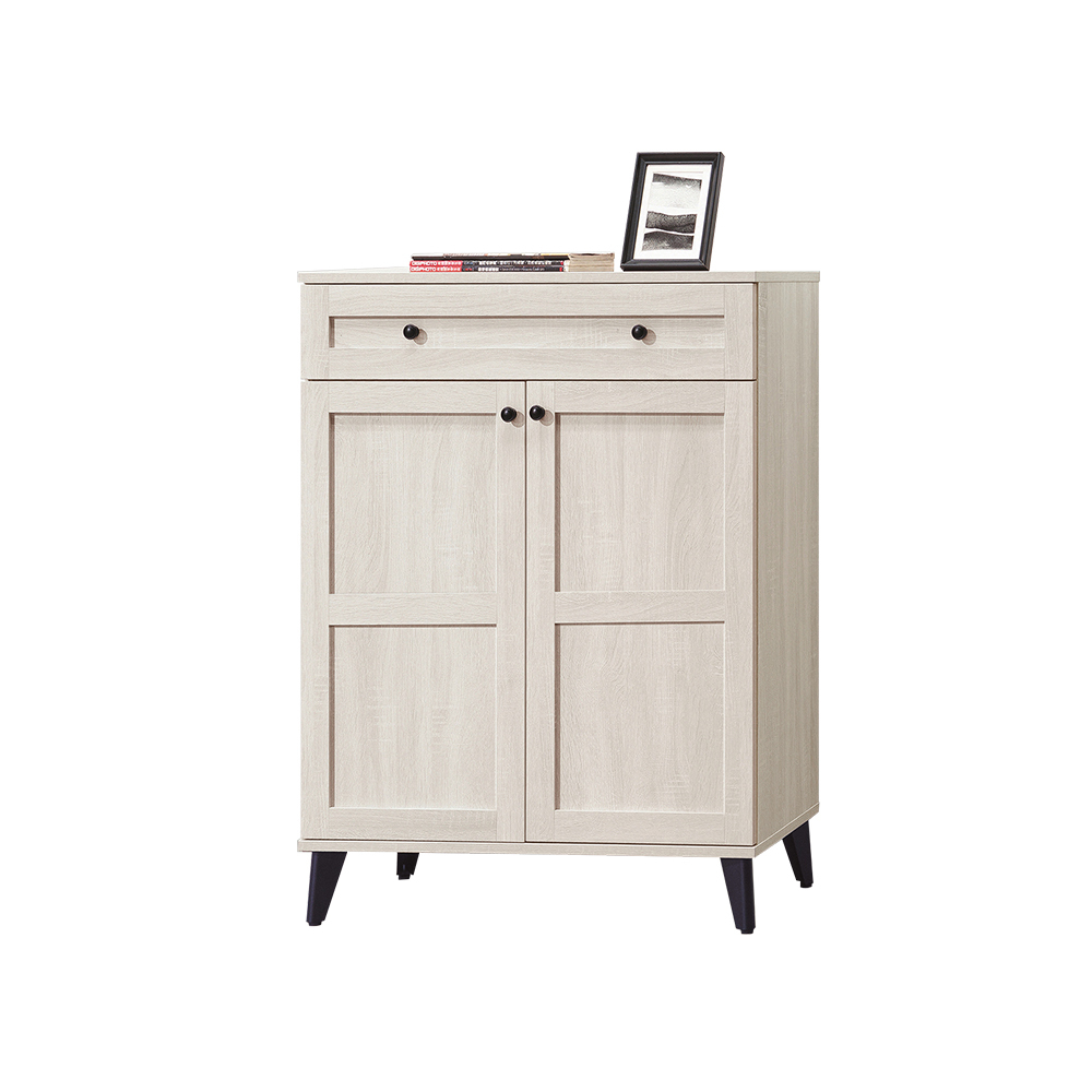 柏蒂家居-維恩2.6尺二門一抽收納鞋櫃