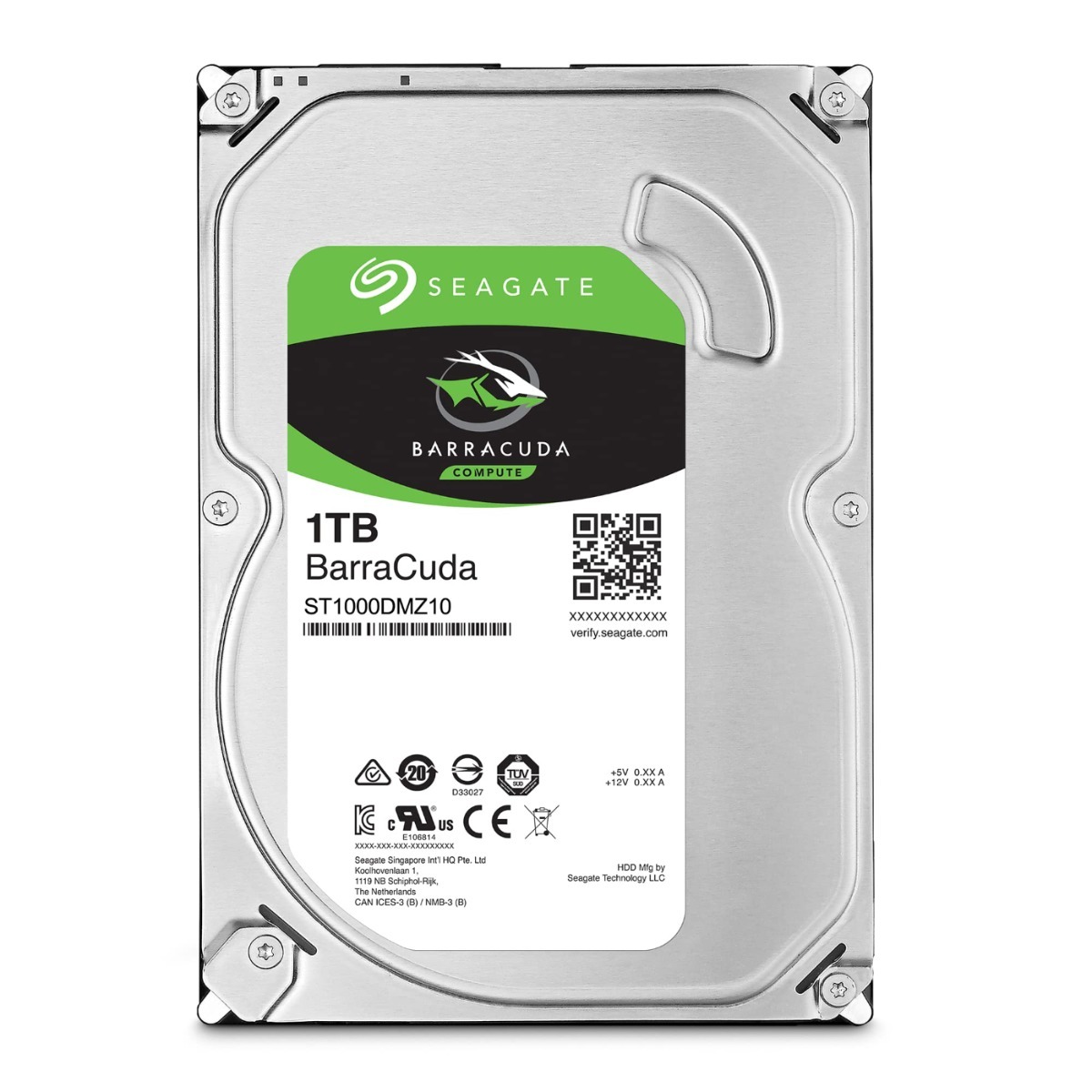 ST1000DM010 SEAGATE 3.5" 1TB 64MB CACHE SATA 6.0GB/S HDD (翻新)