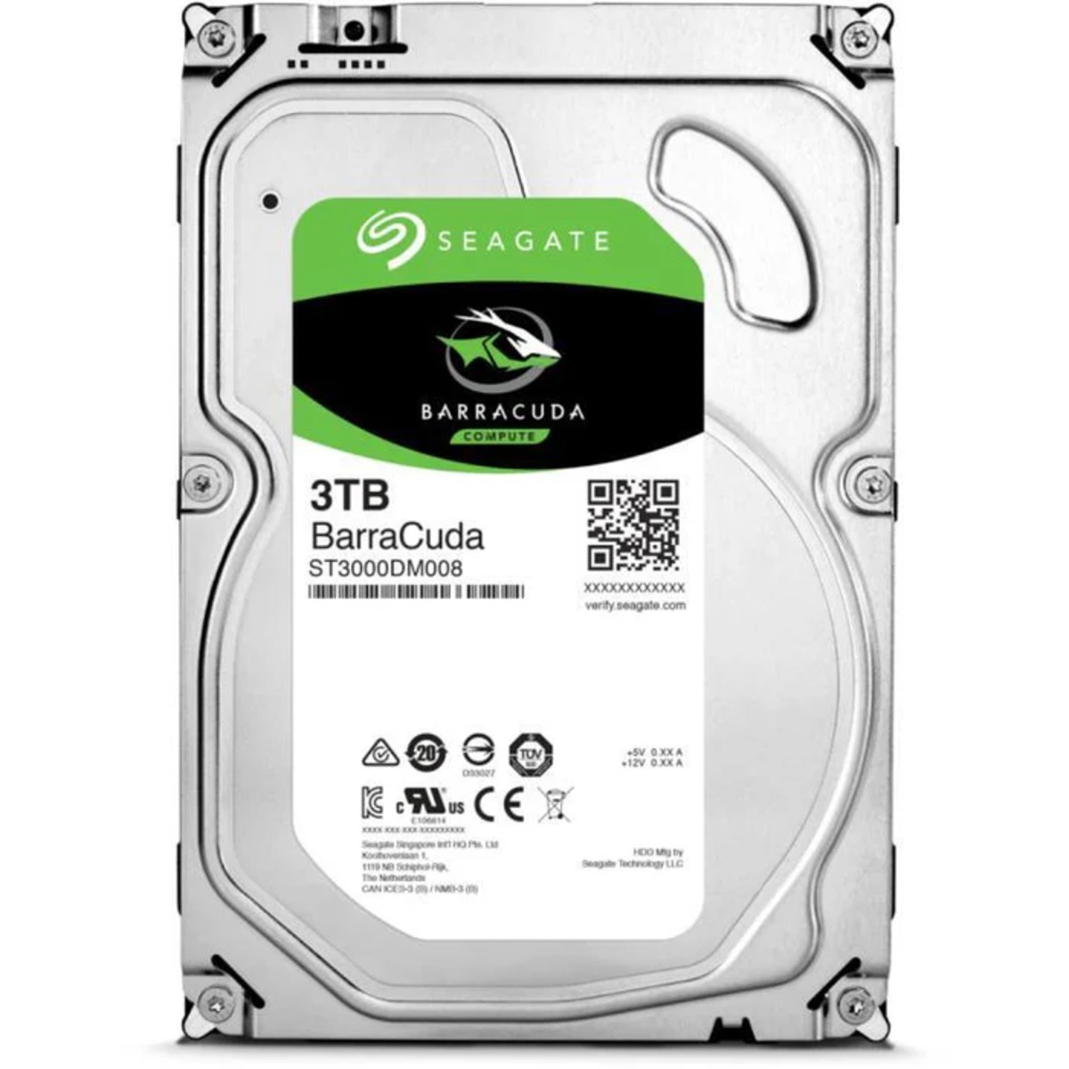 ST3000DM008 SEAGATE 3.5" 3TB SATA3 6GB/S /64MB HDD (翻新)