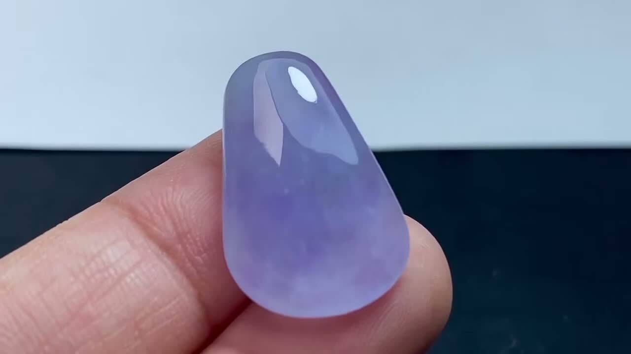 129458 翡翠紫羅蘭無事牌