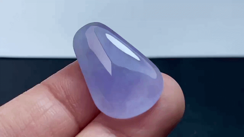 129458 翡翠紫羅蘭無事牌