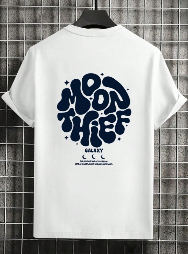 KADMAX大尺碼-大碼男特殊字母休閒印花短袖TEE〈KSMS2767〉