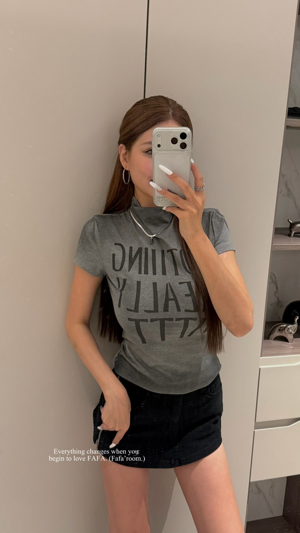 【Mar.3】G'1美式字母半高領短T