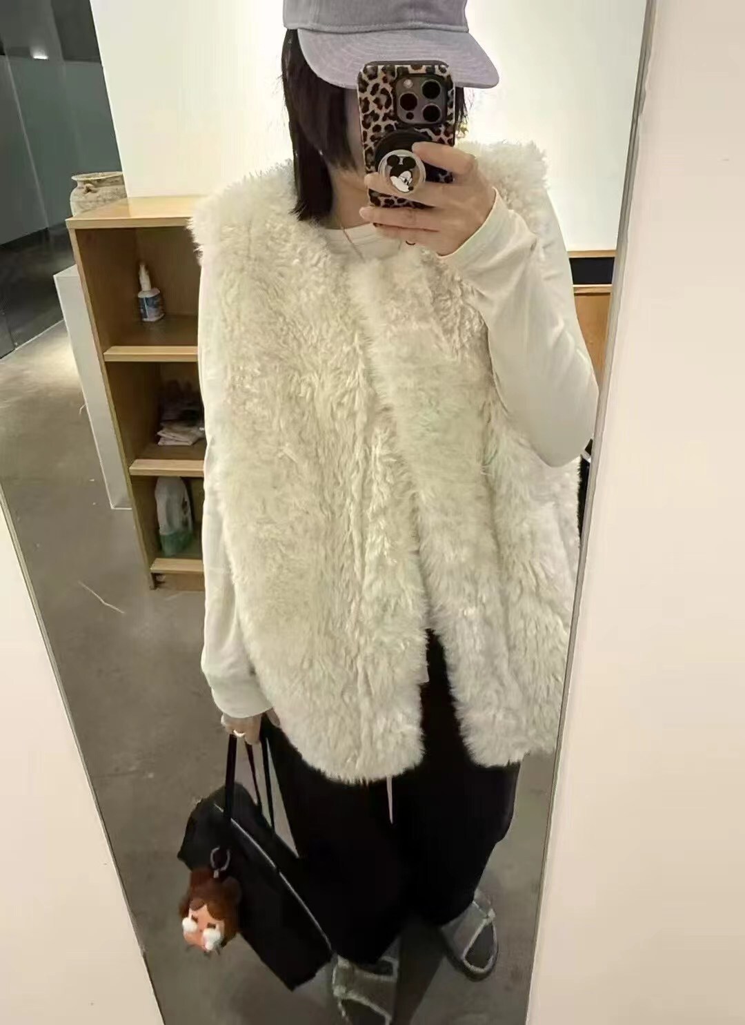 超級炸軟麂皮長版背心