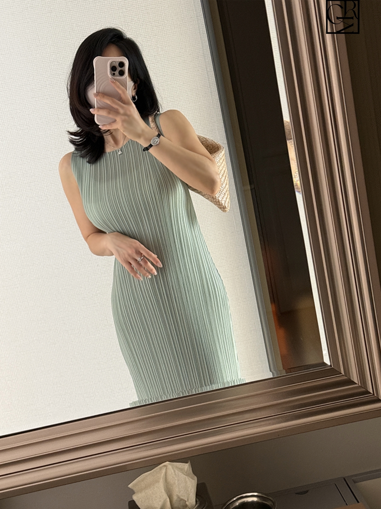 氣質女子螺紋圓領背心長洋裝 / 5色