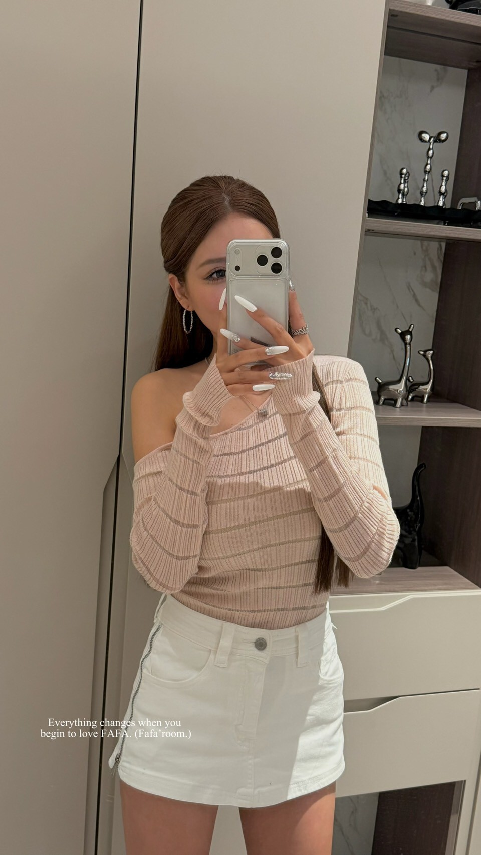 【Mar.3】U'1側拉鍊設計短裙