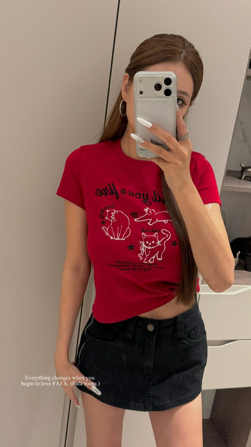 【Mar.3】U'1側拉鍊設計短裙