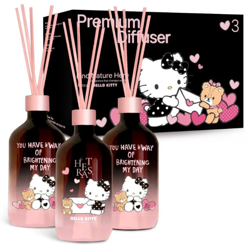 韓國 Hetras XHello Kitty 聯名款擴香3入禮盒
