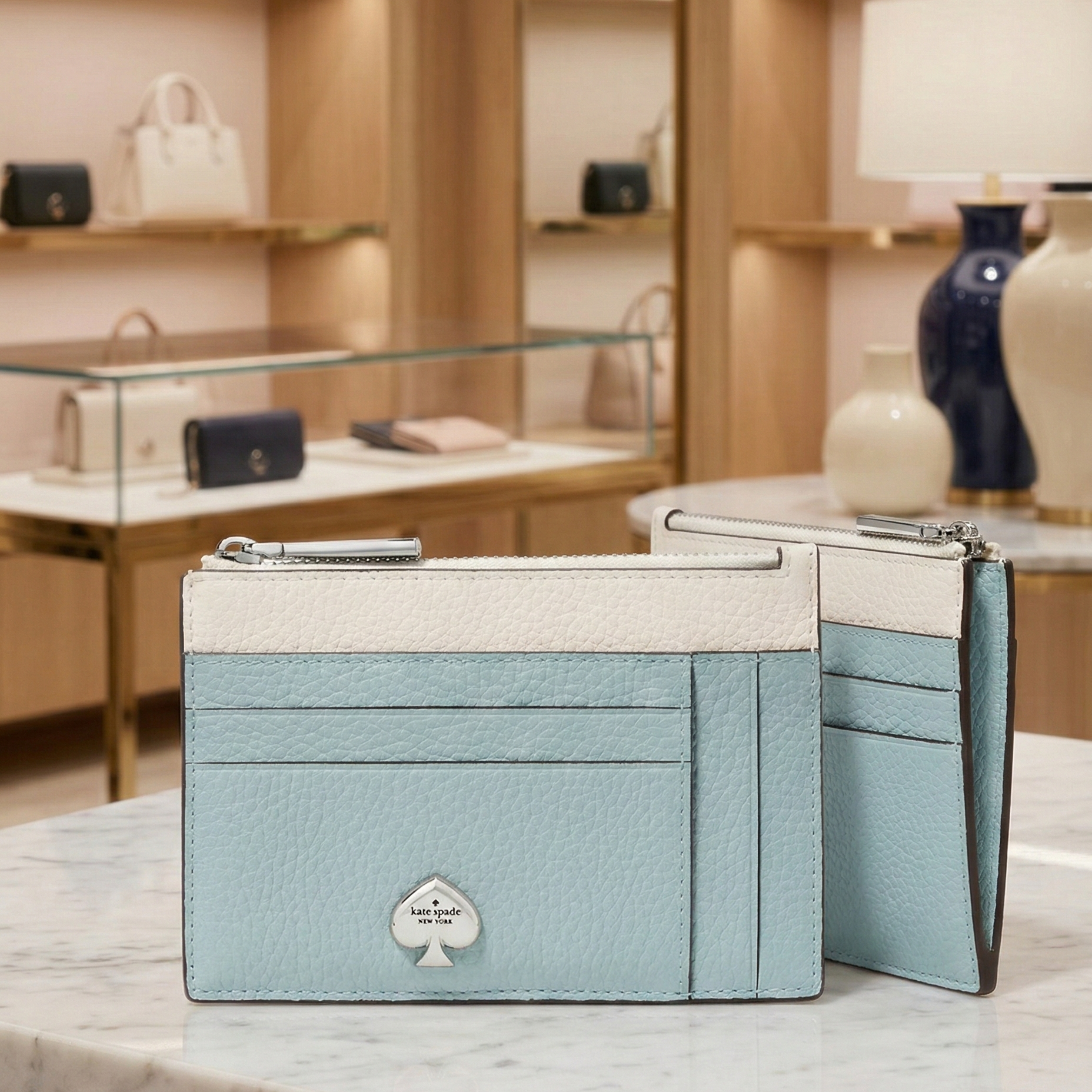 【預購】KATE SPADE H022834 Kayla 大號超薄卡片套