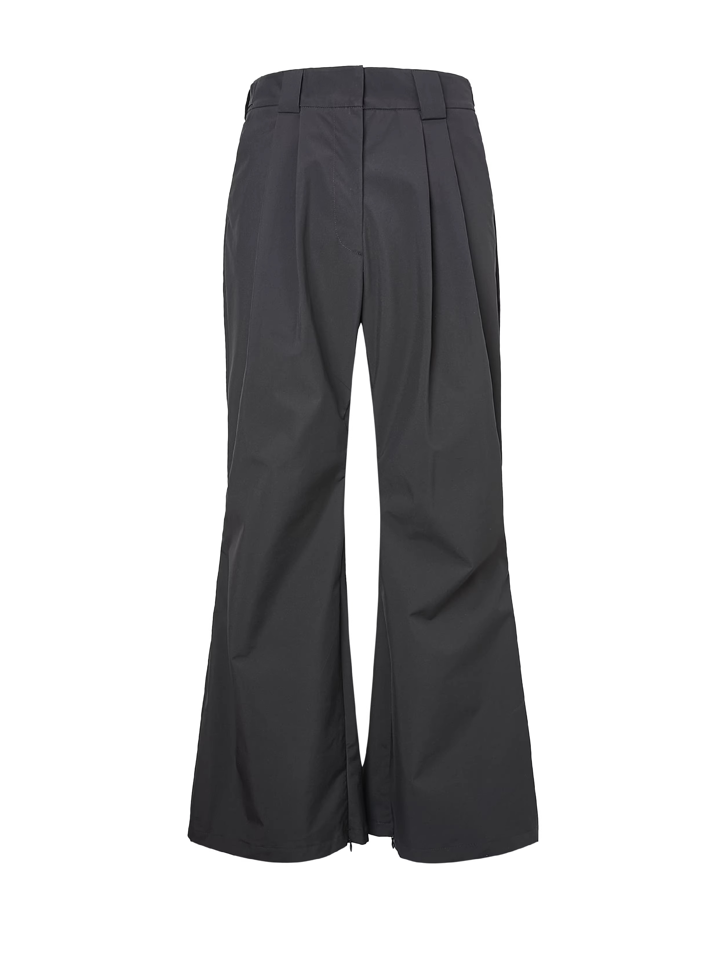 PTL 打褶立體功能性微喇西褲