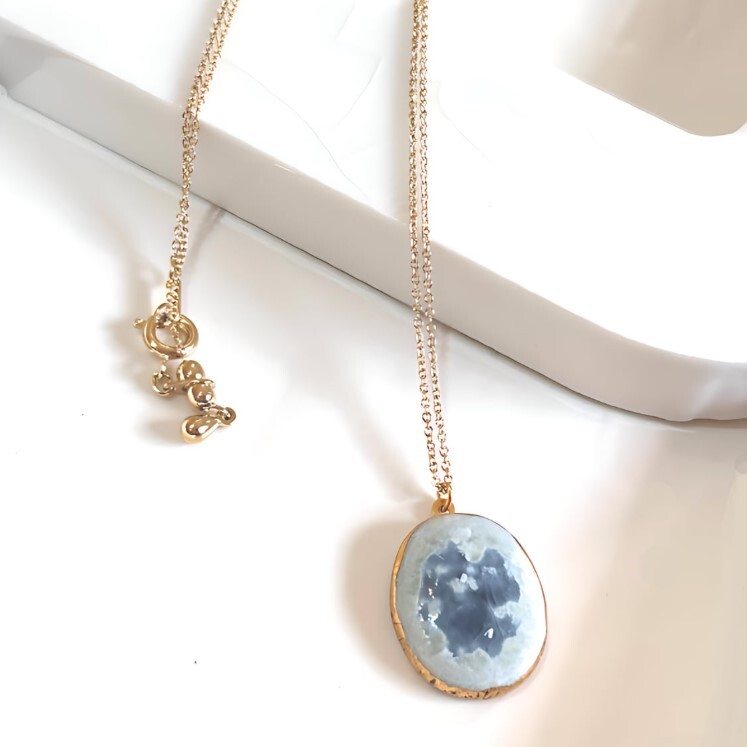 七窯社 - 海 波光項鏈 金