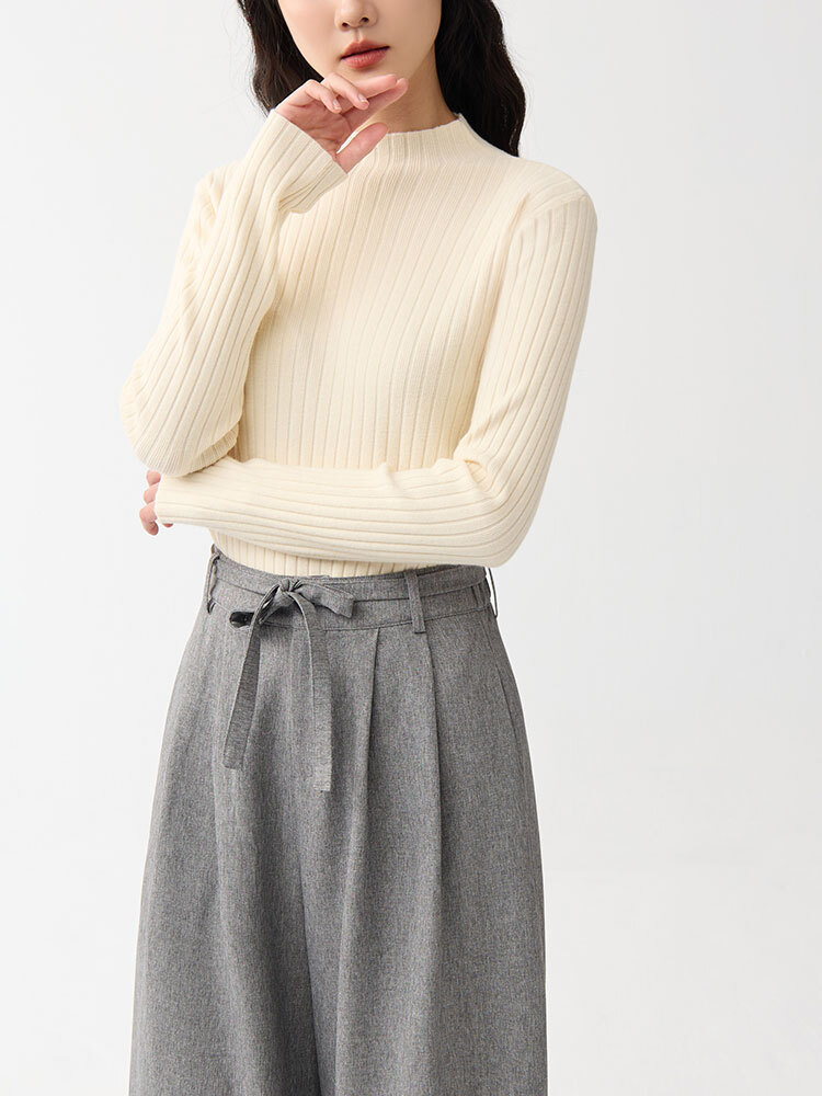 OH!HER 微領安迪絨內搭上衣