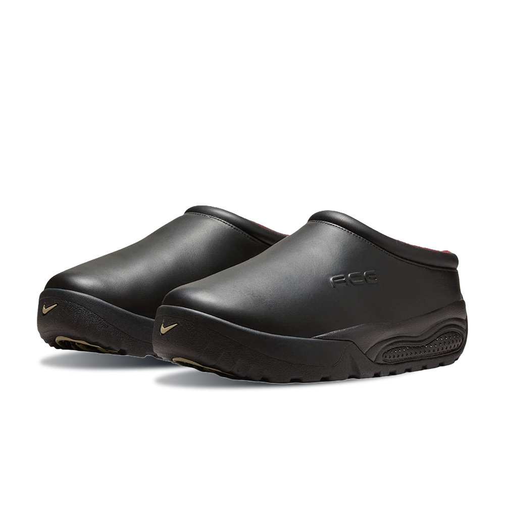 Nike ACG Rufus Black Leather 穆勒鞋 黑皮革 包覆 懶人鞋  男鞋 HV4087-001