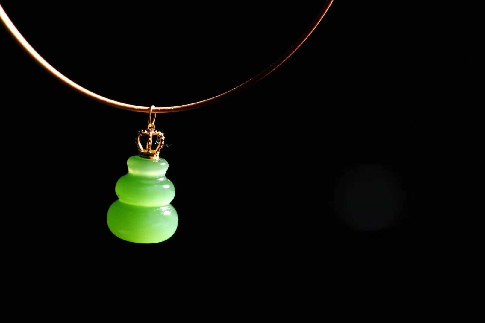 129713 和田玉貓眼葫蘆