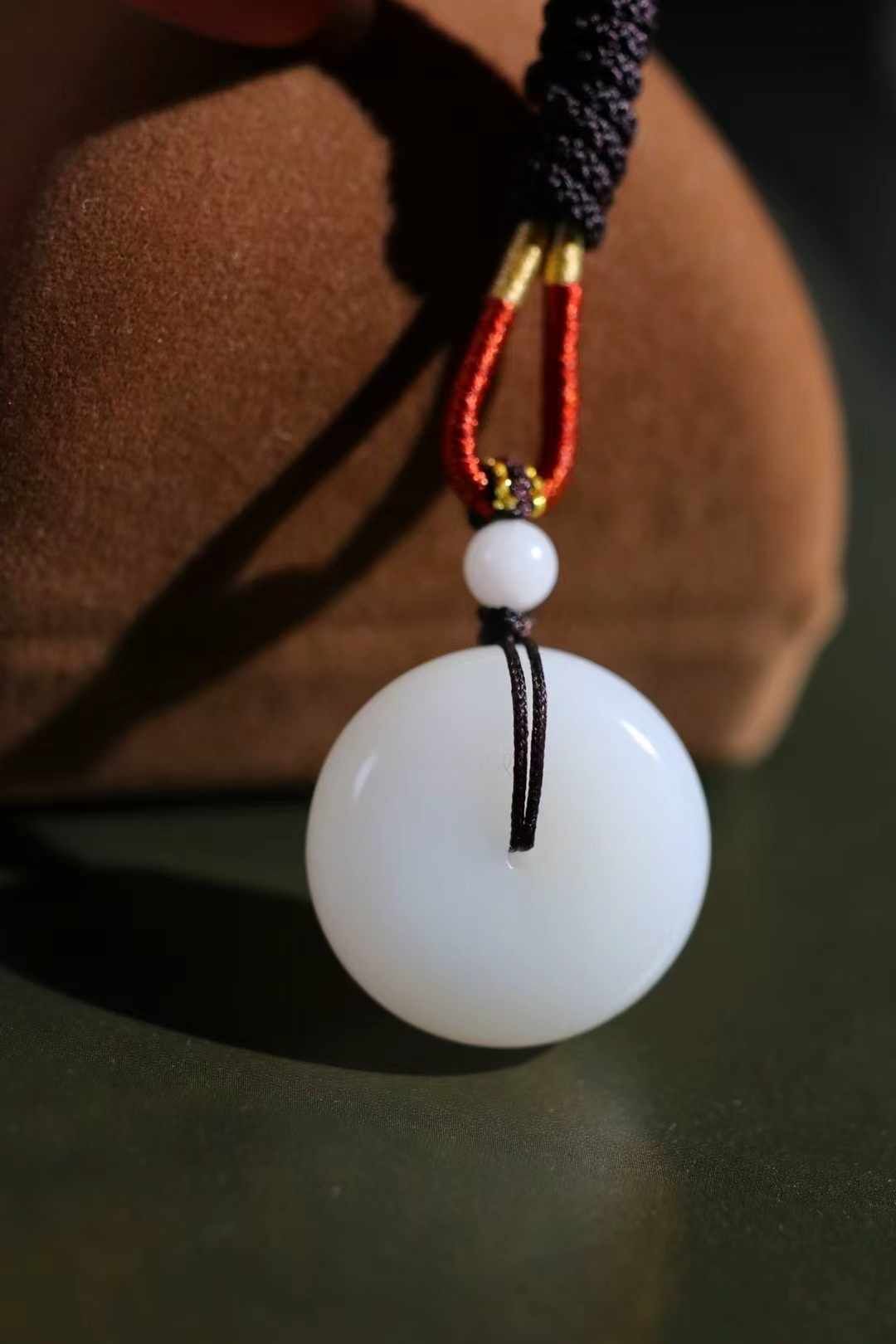 129714 和田玉平安扣 (27mm直徑)