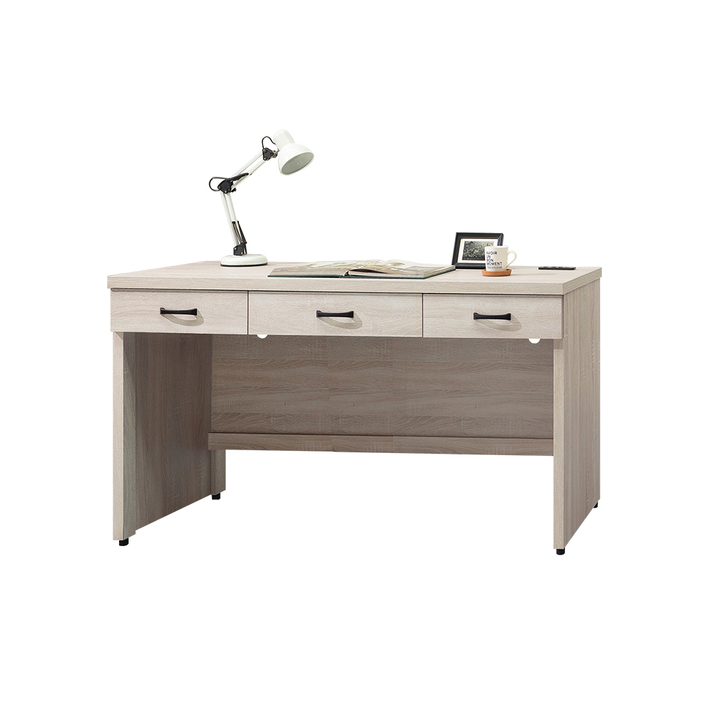 柏蒂家居-約爾5尺三抽書桌/工作桌