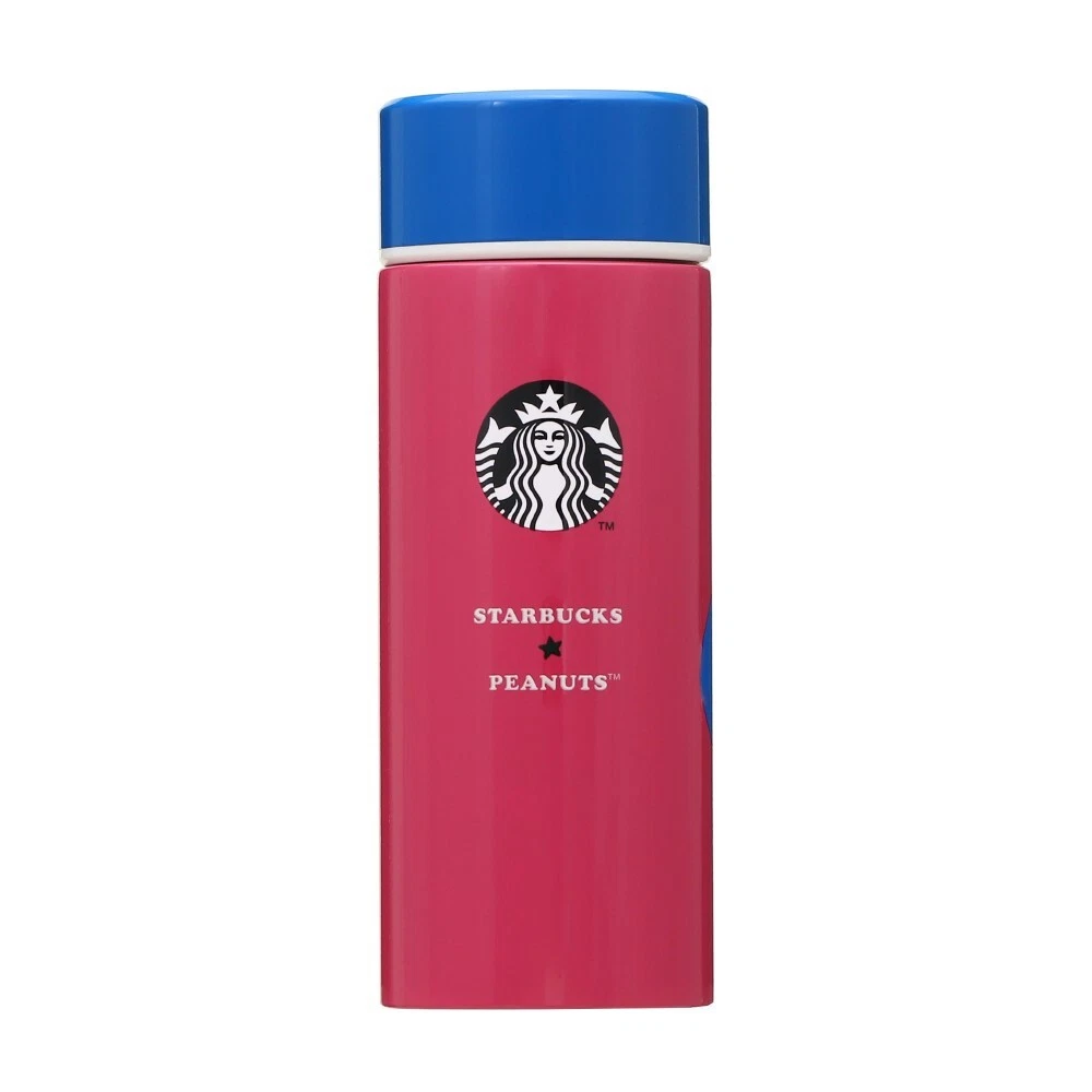 [現貨回饋出清] 日本星巴克starbucks x PEANUTS聯名 不鏽鋼粉色保溫瓶355ml