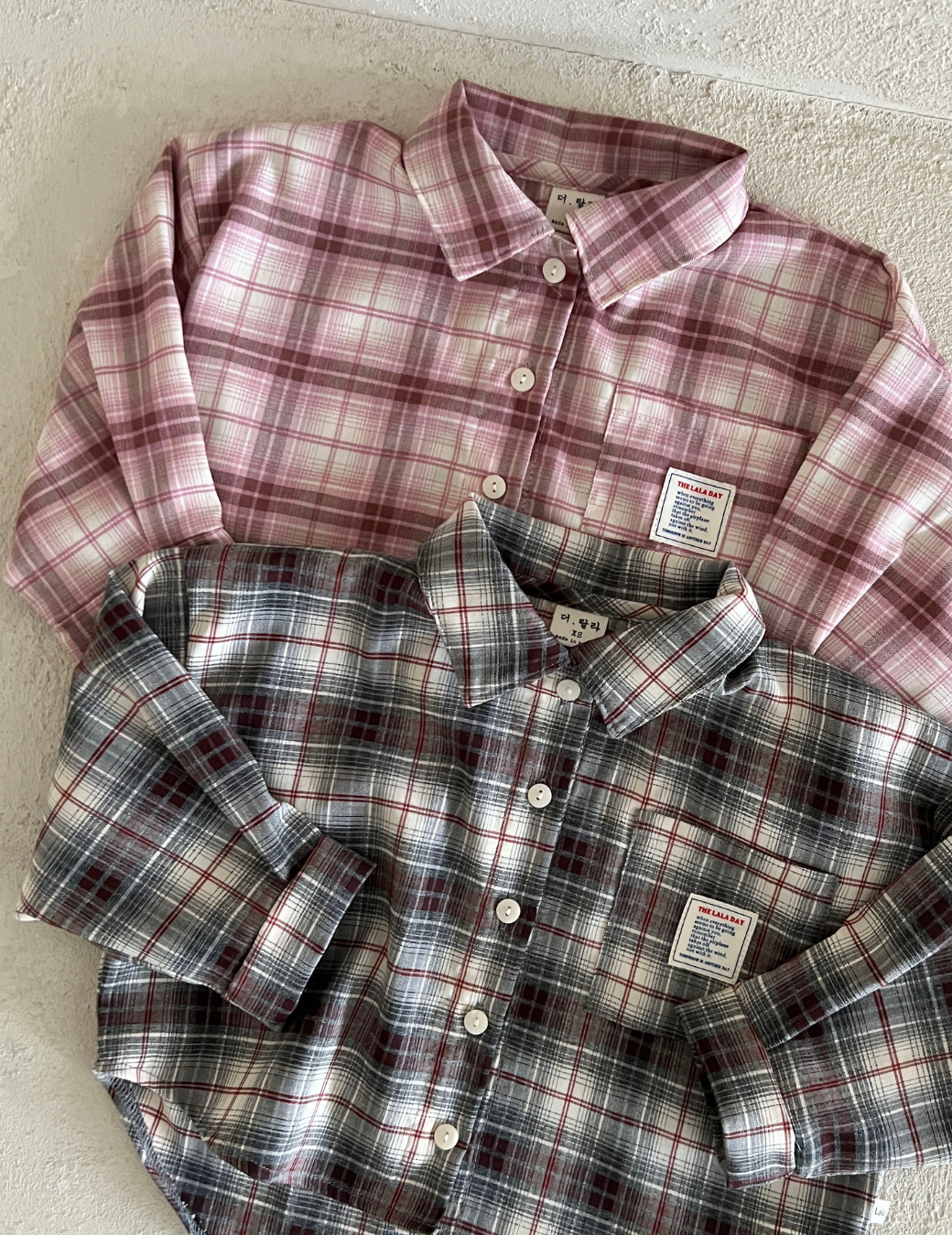 英倫格紋口袋襯衫