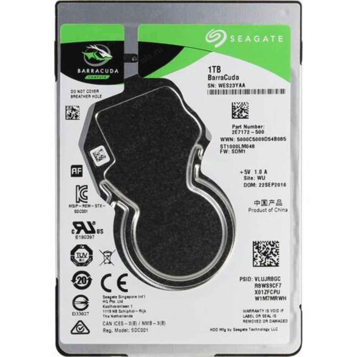 ST1000LM048 SEAGATE BARRACUDA 2.5" 1TB SATA HDD