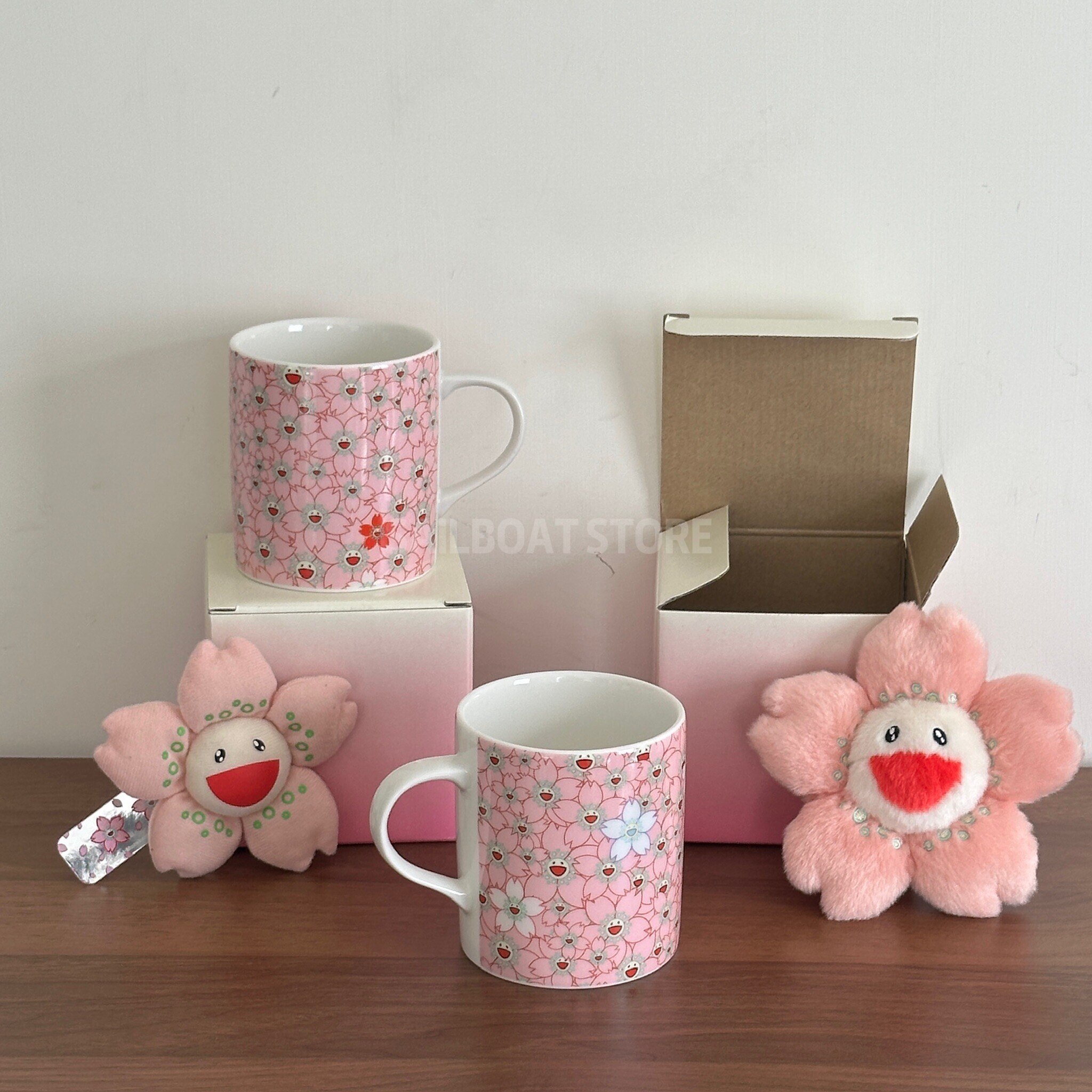 #預購 🇯🇵日本 村上隆 櫻花祭 櫻花 小花 吊飾娃娃 馬克杯