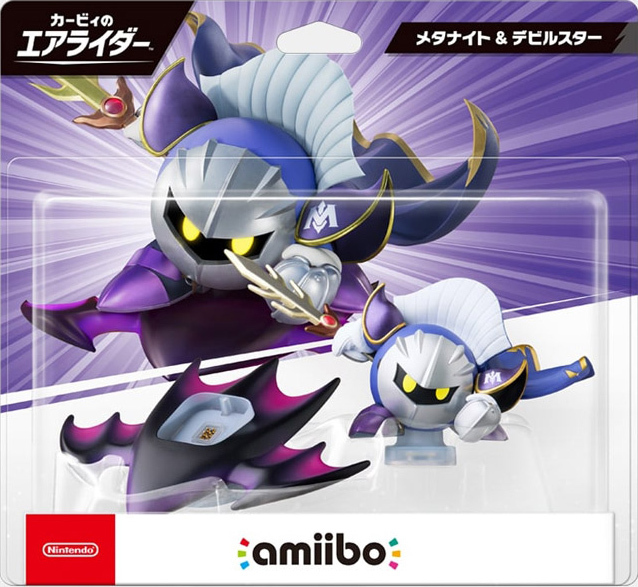 amiibo 魅塔騎士 & 惡魔之星（卡比的馭天飛行者系列）