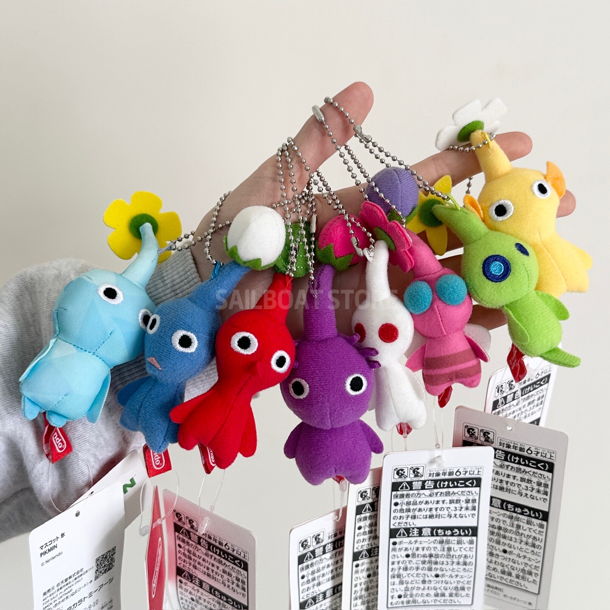 #預購 🇯🇵日本 皮克敏 PIKMIN 羽毛款 吊飾公仔 sailboat