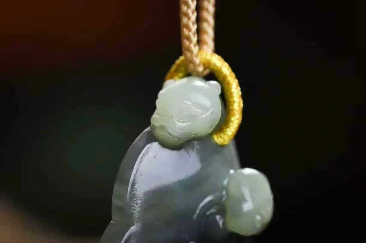 129722 和田玉福壽如意