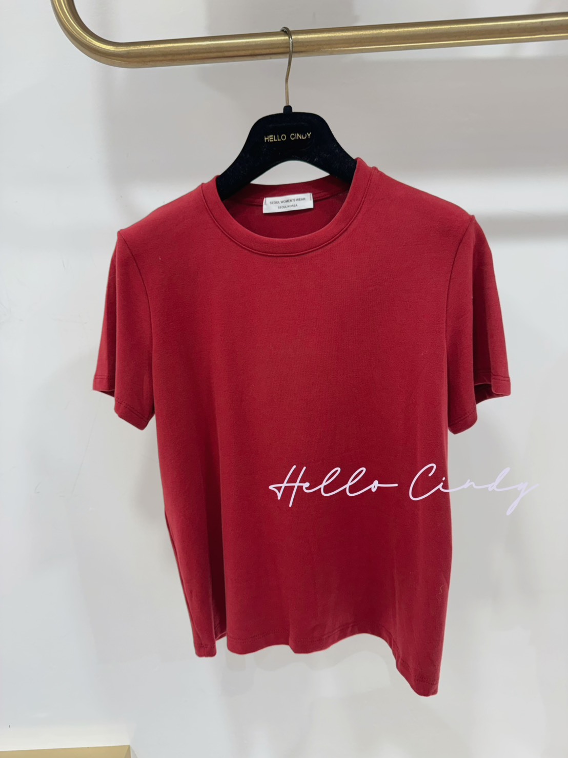 韓國同款簡約棉T