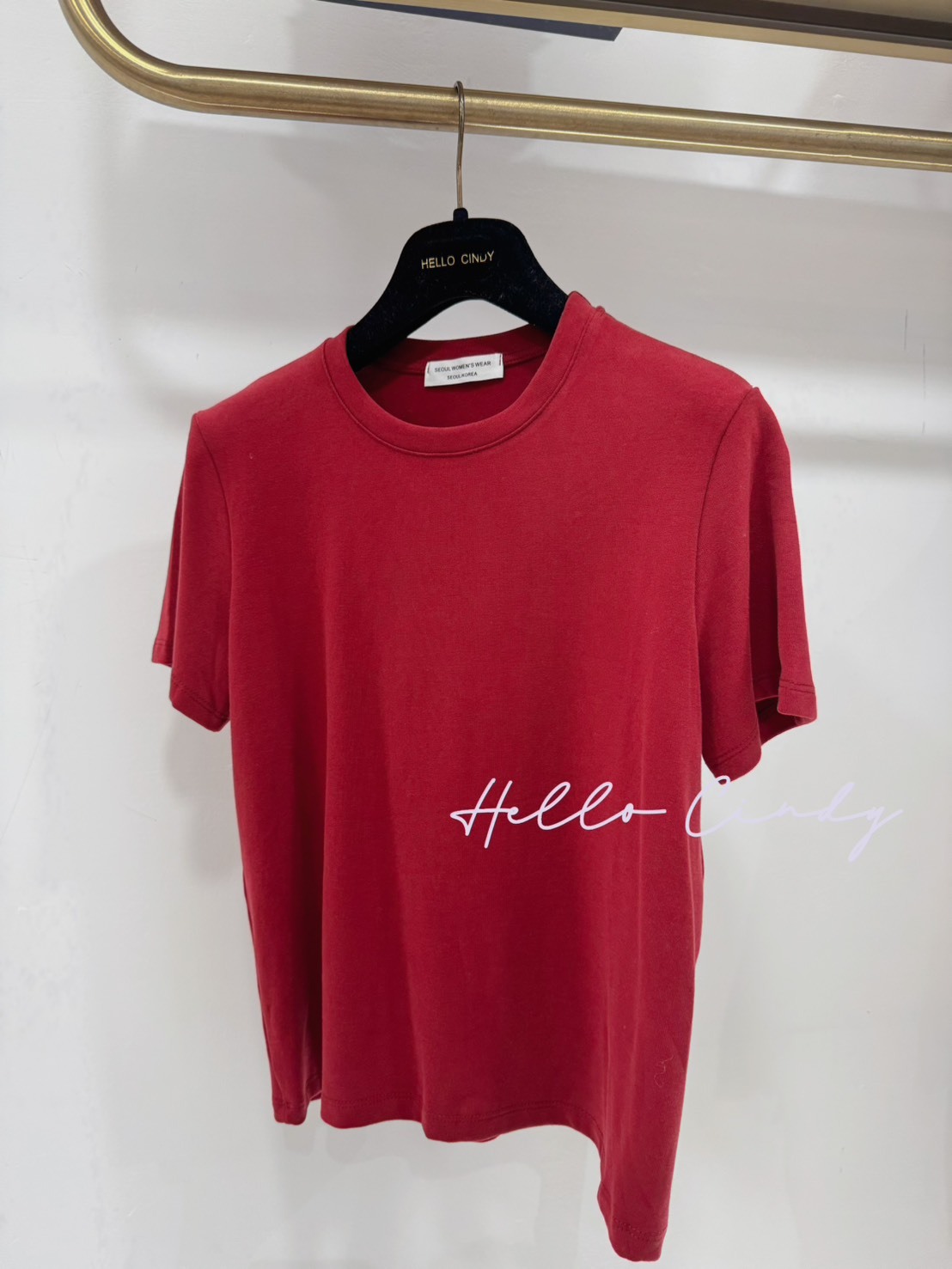 韓國同款簡約棉T