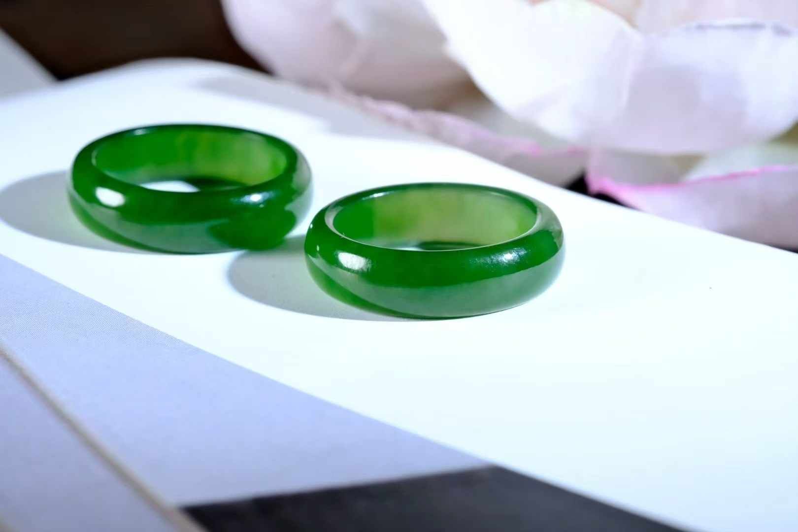 129724 和田玉碧玉指環 (圈口 14號)