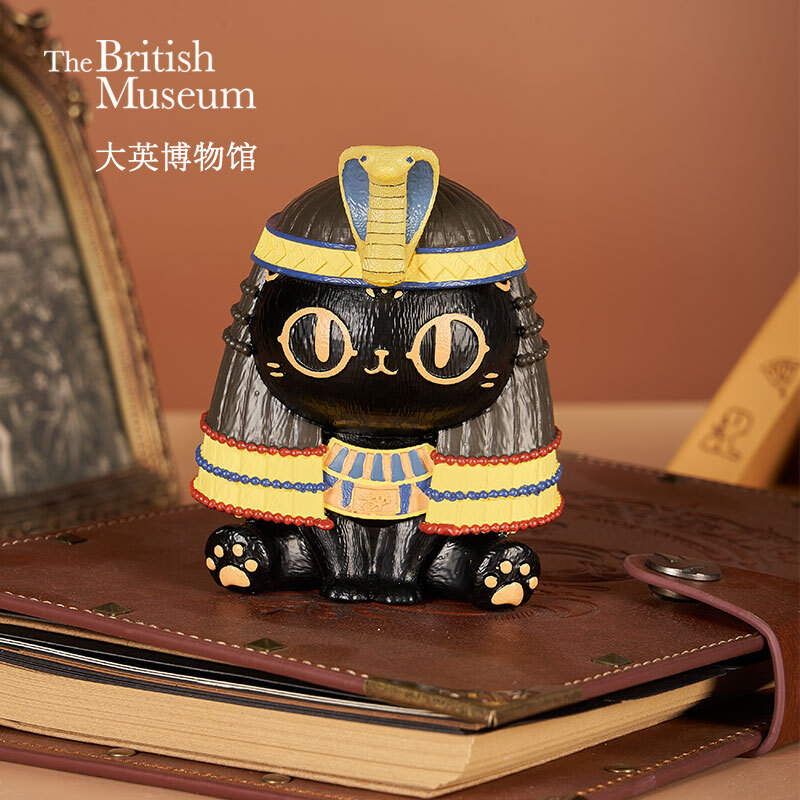 大英博物館｜安德森貓和她的朋友系列｜埃及法老貓小夜燈擺件
