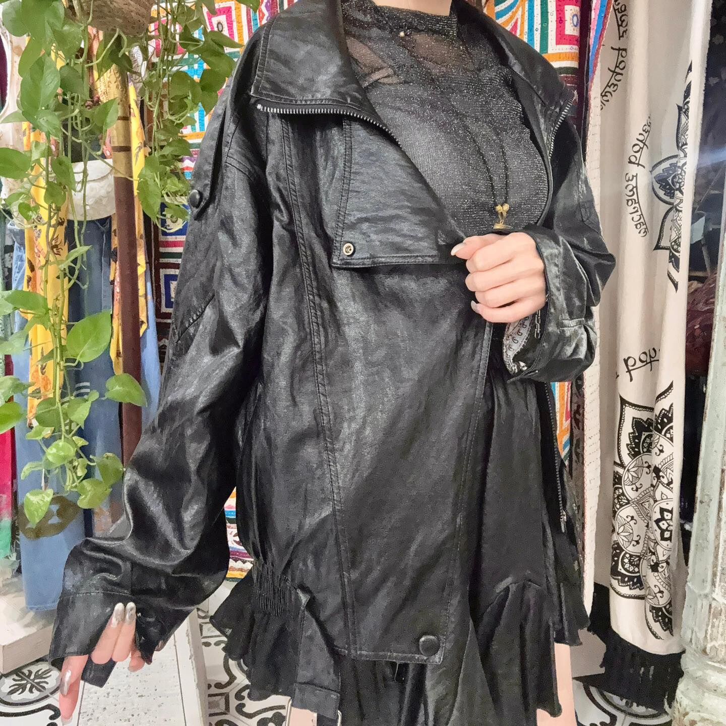 [訂貨] Macrame black jacket - F456 (1103live)