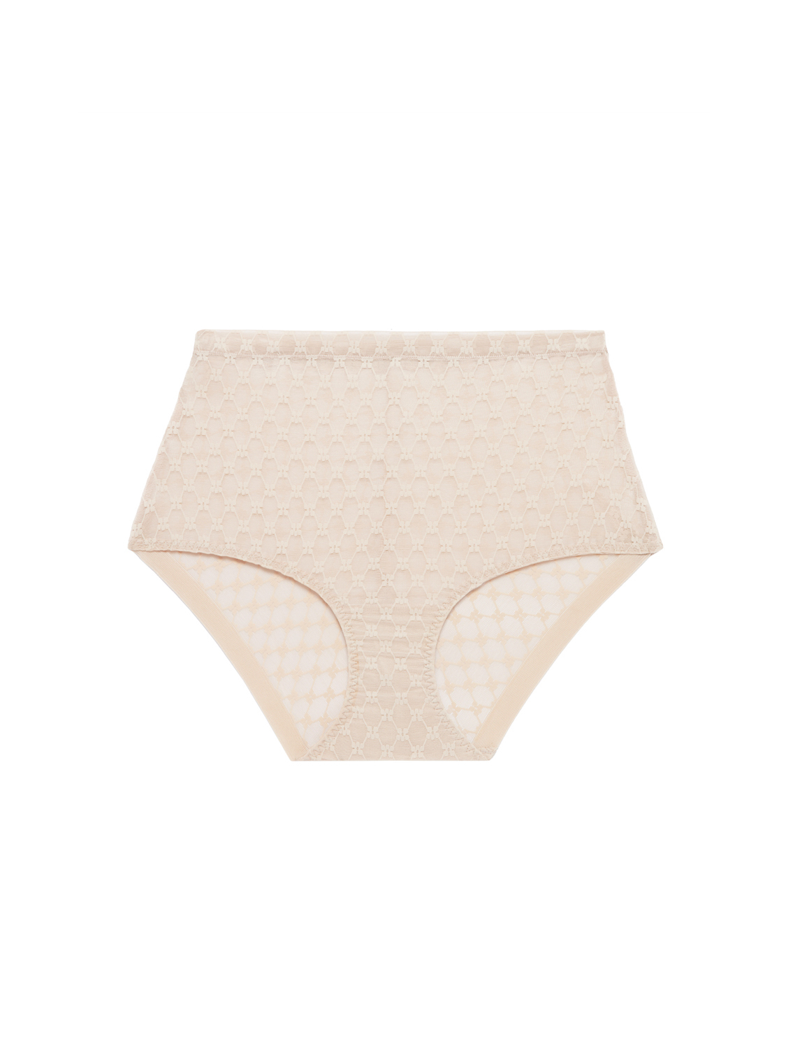 PLUME 高彈性無痕蕾絲修身內褲 - 玫瑰粉